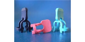 Clip plastique rodage sphérique